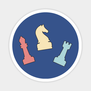 Chess pieces sticker pack Magnet